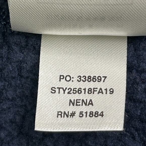 Patagonia Better Sweater 1/4 Quarter Zip Fleece 25618 Blue Womens XL X-Large - Picture 6 of 8
